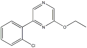 2-(2-chlorophenyl)-6-ethoxypyrazine Struktur