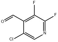 5-chloro-2,3-difluoroisonicotinaldehyde Struktur