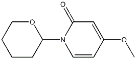 4-methoxy-1-(tetrahydro-2H-pyran-2-yl)pyridin-2(1H)-one Struktur