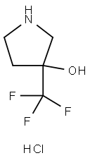 3-(TrifluoroMethyl)-3-pyrrolidinol HCl Struktur