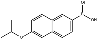 6-Isopropoxynaphthalene-2-boronic acid Struktur