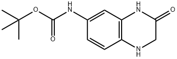 tert-butyl (3-oxo-1,2,3,4-tetrahydroquiNAxalin-6-yl)carbaMate Struktur