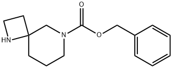 1,6-Diazaspiro[3.5]nonane-6-carboxylic acid, phenylmethyl ester Struktur