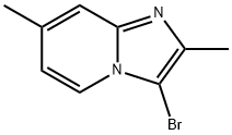 3-broMo-2,7-diMethyliMidazo[1,2-a]pyridine Struktur