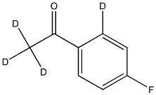 4'-Fluoroacetophenone-d4 Struktur