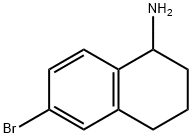 6-BroMo-1,2,3,4-tetrahydronaphthalen-1-aMine Struktur