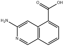 3-aMinoisoquinoline-5-carboxylic acid Struktur