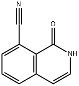 1-Hydroxyisoquinoline-8-carbonitrile Struktur