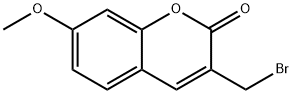 3-(BroMoMethyl)-7-Methoxy-2H-chroMen-2-one Struktur