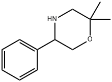 2,2-diMethyl-5-phenylMorpholine Struktur