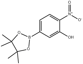 3-Hydroxy-4-nitrophenylboronic acid, pinacol ester Struktur