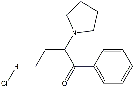 α-Pyrrolidinobutiophenone (hydrochloride) Struktur