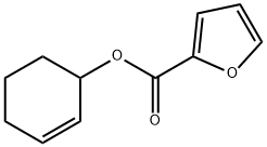 2-Furancarboxylic acid, 2-cyclohexen-1-yl ester Struktur