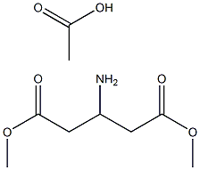 DiMethyl 3-aMinopentanedioate acetate Struktur