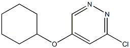 3-chloro-5-(cyclohexyloxy)pyridazine Struktur