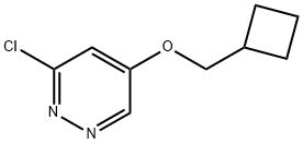 3-chloro-5-(cyclobutylmethoxy)pyridazine Struktur