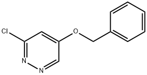 5-(benzyloxy)-3-chloropyridazine Struktur