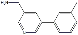 (5-m-tolylpyridin-3-yl)methanamine Struktur