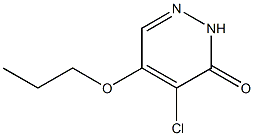 4-chloro-5-propoxypyridazin-3(2H)-one Struktur