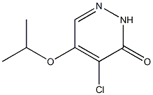 4-chloro-5-isopropoxypyridazin-3(2H)-one Struktur