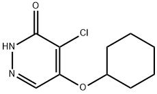 4-chloro-5-(cyclohexyloxy)pyridazin-3(2H)-one Struktur