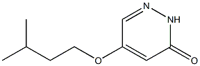 5-(isopentyloxy)pyridazin-3(2H)-one Struktur