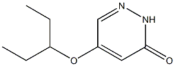 5-(pentan-3-yloxy)pyridazin-3(2H)-one Struktur