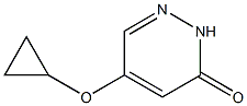 5-cyclopropoxypyridazin-3(2H)-one Struktur