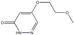 5-(2-methoxyethoxy)pyridazin-3(2H)-one Struktur