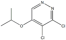 3,4-dichloro-5-isopropoxypyridazine Struktur