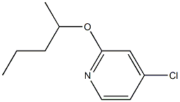 4-chloro-2-(pentan-2-yloxy)pyridine Struktur