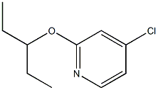 4-chloro-2-(pentan-3-yloxy)pyridine Struktur