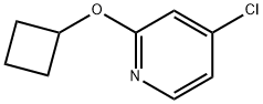 4-chloro-2-cyclobutoxypyridine Struktur