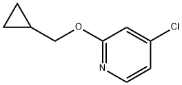 4-chloro-2-(cyclopropylmethoxy)pyridine Struktur