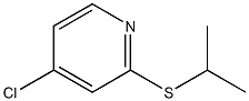 4-chloro-2-(isopropylthio)pyridine Struktur