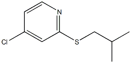 4-chloro-2-(isobutylthio)pyridine Struktur