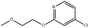 4-chloro-2-(2-methoxyethoxy)pyridine Struktur