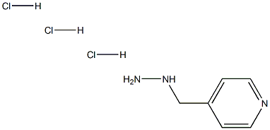 4-(HydrazinoMethyl)pyridine trihydrochloride Struktur