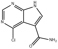 4-Chloro-7H-pyrrolo[2,3-d]pyriMidine-5-carboxaMide Struktur