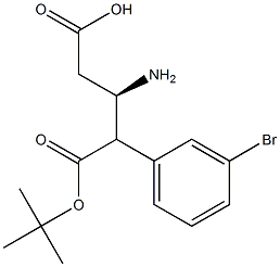 Boc-(R)-3-Amino-4-(3-bromo-phenyl)-butyric acid Struktur