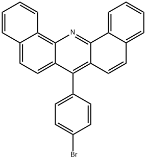 7-(4-Bromophenyl)dibenz[c,h]acridine Struktur