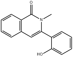 3-(2-Hydroxyphenyl)-2-Methylisoquinolin-1(2H)-one Struktur