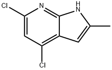 4,6-Dichloro-2-Methyl-7-azaindole Struktur