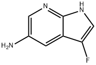 5-AMino-3-fluoro-7-azaindole Struktur