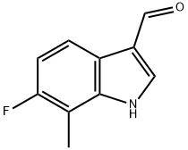 5-Fluoro-7-Methyl-indole-3-carboxaldehyde Struktur