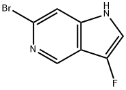 6-BroMo-3-fluoro-5-azaindole Struktur