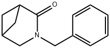 3-benzyl-3-azabicyclo[3.1.1]heptan-2-one Struktur