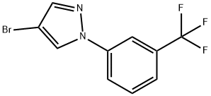 4-BroMo-1-[3-(trifluoroMethyl)phenyl]pyrazole Struktur