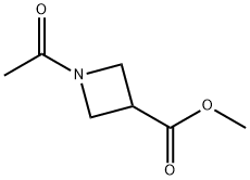 1-Acetyl-3-azetidinecarboxylic acid Methyl ester Struktur