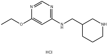 (6-Ethoxy-pyriMidin-4-yl)-piperidin-3-ylMethyl-aMine hydrochloride Struktur